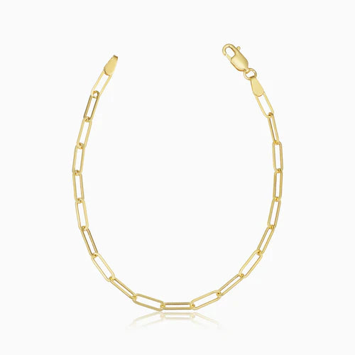 Venice Link Bracelet | White Gold