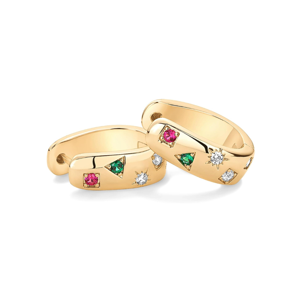 Colorwave Hoops | Gold