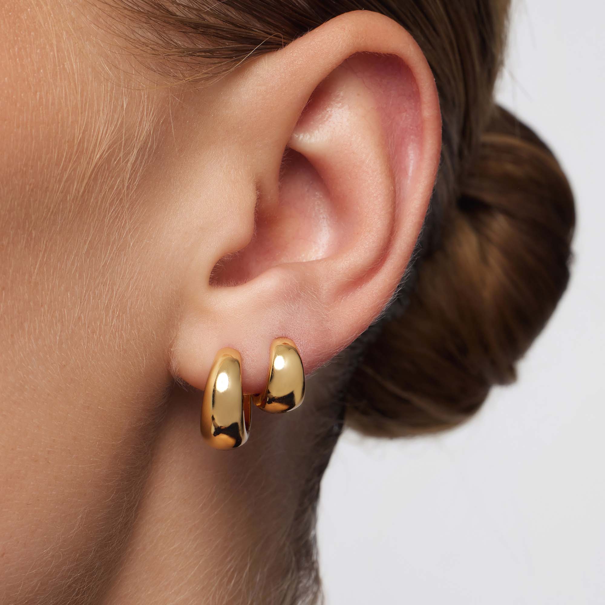 Rue Hoops | Gold