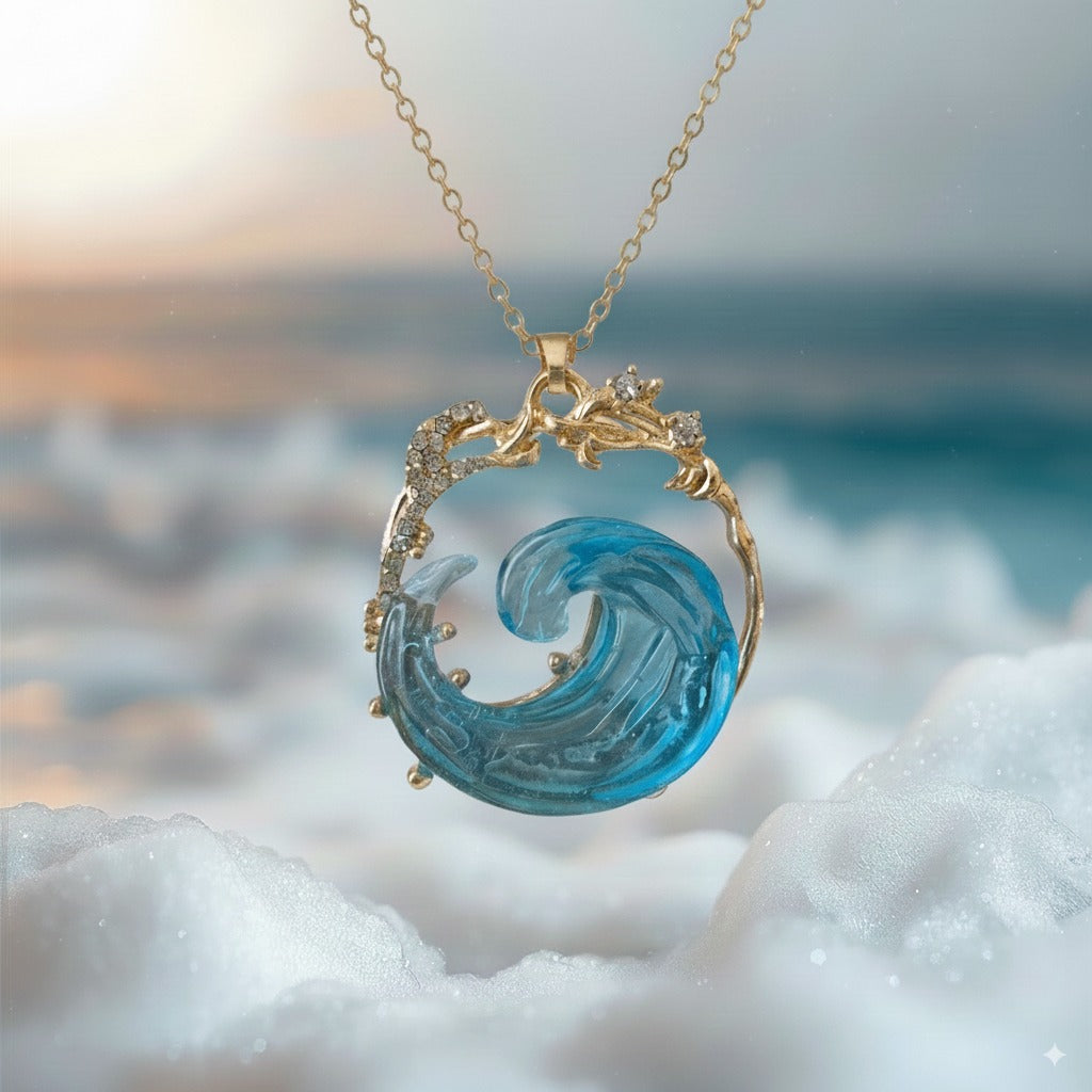 Azure Pledge Necklace | White Gold