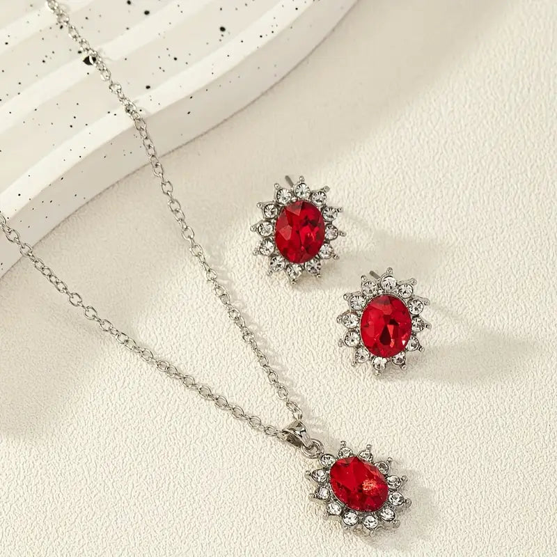Katya Ruberyn Jewelry Set | White Gold